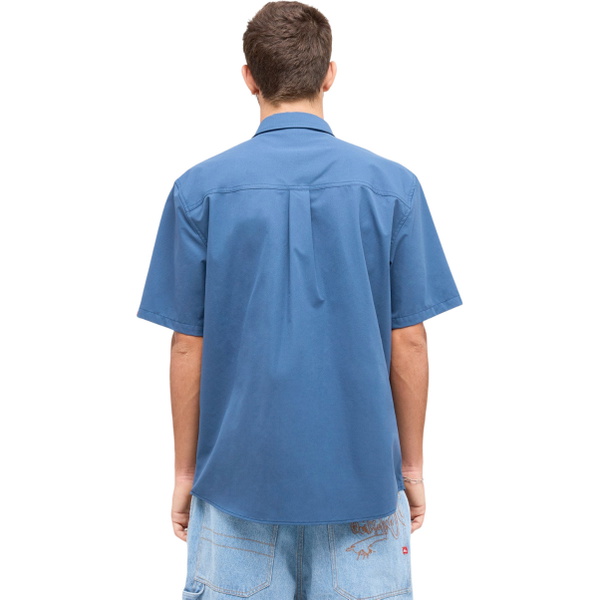 2026 Quiksilver Herre Lithium Skjorte EQYWT04701 - Dark Denim